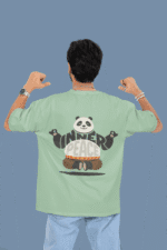 Find Your Zen Inner Peace Panda Tee oversized anime streetwear tee