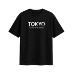 Urban oversized anime streetwear tee