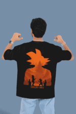 Saiyan Spirit Dragon Ball Tee oversized anime streetwear tee
