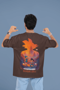 Dragon Ball Origins oversized anime streetwear tee