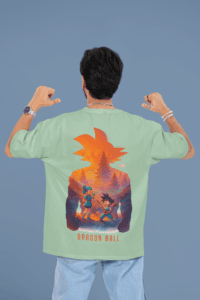 Dragon Ball Origins oversized anime streetwear tee