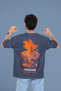 Dragon Ball Origins oversized anime streetwear tee