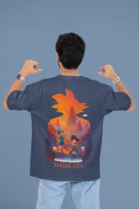 Dragon Ball Origins oversized anime streetwear tee