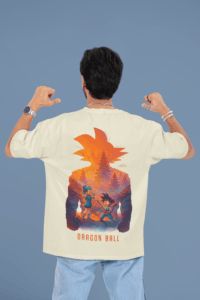 Dragon Ball Origins oversized anime streetwear tee
