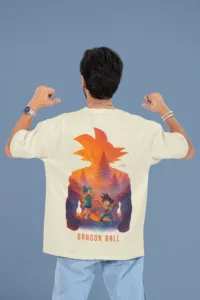 Dragon Ball Origins oversized anime streetwear tee