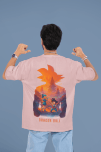 Dragon Ball Origins oversized anime streetwear tee