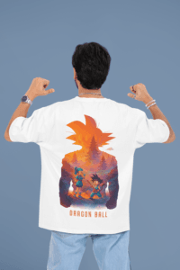 Dragon Ball Origins oversized anime streetwear tee