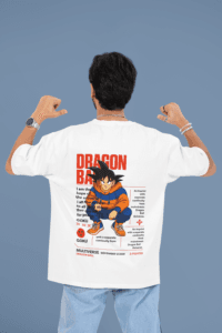 Multiverse Protector Goku oversized anime streetwear tee