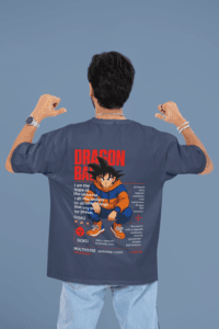 Multiverse Protector Goku oversized anime streetwear tee