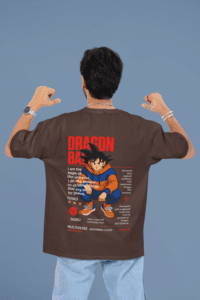 Multiverse Protector Goku oversized anime streetwear tee