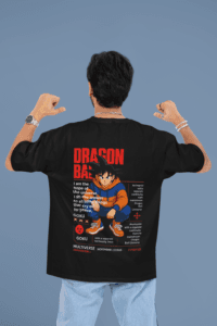Multiverse Protector Goku oversized anime streetwear tee