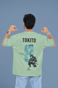 Mist Has a Memory Tokito Oversized Anime Tee oversized anime streetwear tee