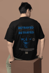 Betrayed & Broken Duality Oversized Tee | Mist & Cozy - Mist & Cozy