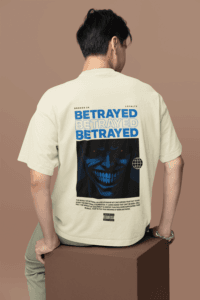 Betrayed & Broken Duality Oversized Tee | Mist & Cozy - Mist & Cozy
