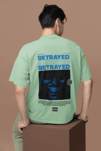 Betrayed & Broken Duality Oversized Tee | Mist & Cozy - Mist & Cozy