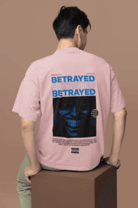 Betrayed & Broken Duality Oversized Tee | Mist & Cozy - Mist & Cozy