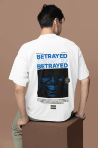Betrayed & Broken Duality Oversized Tee | Mist & Cozy - Mist & Cozy