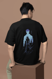 Sung Jin-Woo oversized anime streetwear tee