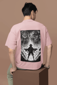 Shadow Before the Storm Yonko Showdown Tee oversized anime streetwear tee