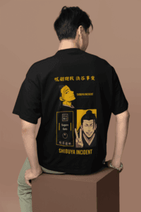 Shibuya Incident Suguru Geto oversized anime streetwear tee