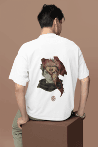 Itadori x Sukuna Duality Unleashed oversized anime streetwear tee