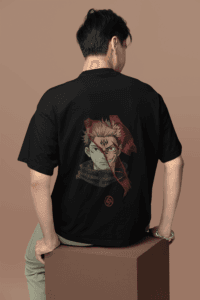 Itadori x Sukuna Duality Unleashed oversized anime streetwear tee