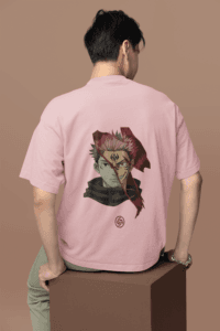 Itadori x Sukuna Duality Unleashed oversized anime streetwear tee
