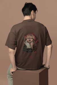 Itadori x Sukuna Duality Unleashed oversized anime streetwear tee