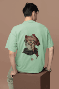 Itadori x Sukuna Duality Unleashed oversized anime streetwear tee