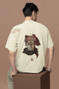 Itadori x Sukuna Duality Unleashed oversized anime streetwear tee