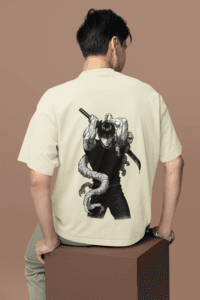 Toji Fushiguro Cursed Slayer oversized anime streetwear tee