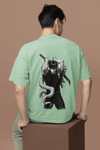 Toji Fushiguro Cursed Slayer oversized anime streetwear tee
