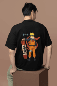 Naruto Legacy of the Leaf oversized anime streetwear tee