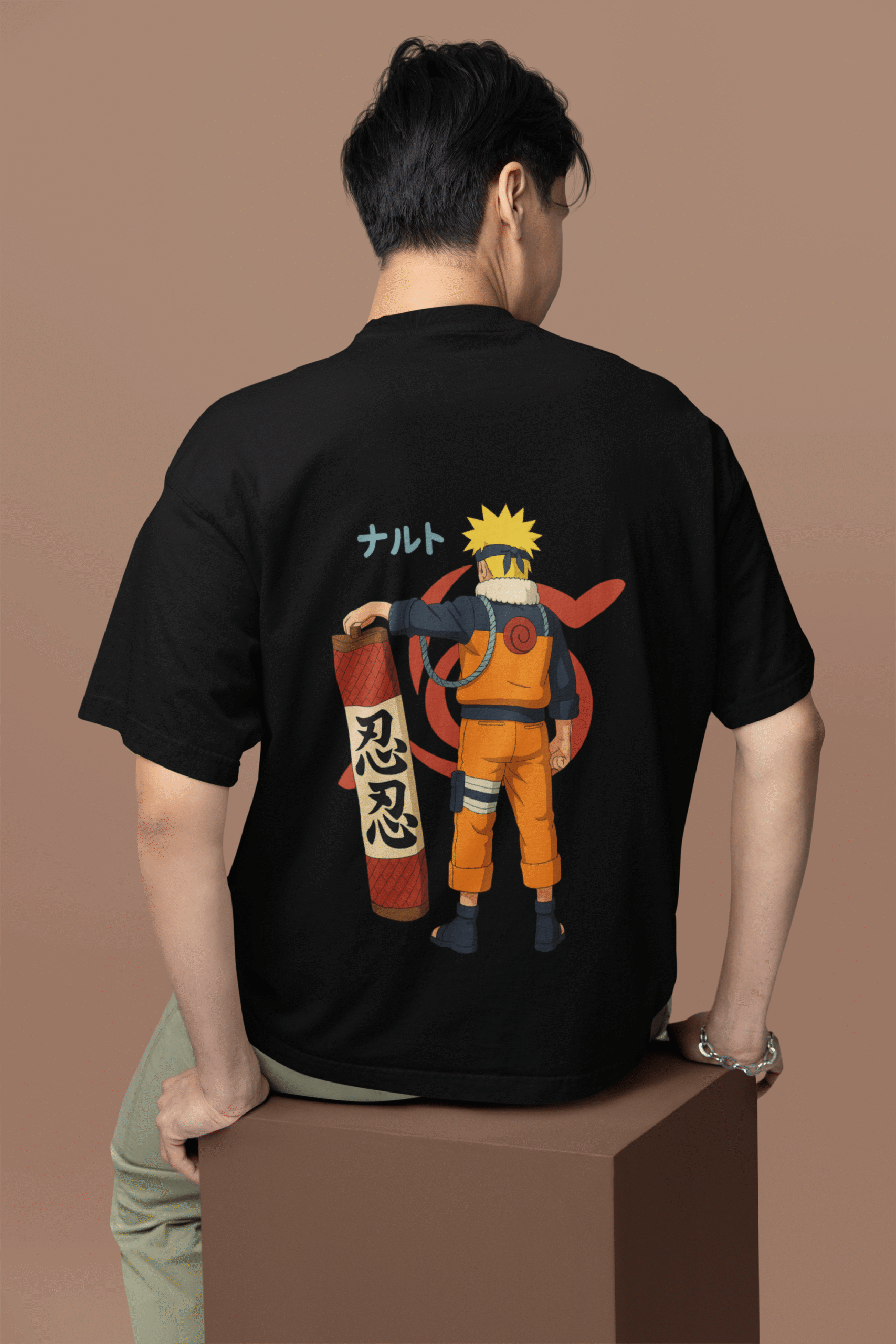 back-view-oversized-tee-mockup-of-a-man-sitting-on-a-customizable-cube-m38922-2025-07-07T011041.715 Naruto Legacy of the Leaf oversized anime streetwear tee