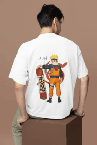 Naruto Legacy of the Leaf oversized anime streetwear tee