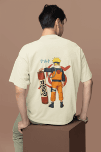 Naruto Legacy of the Leaf oversized anime streetwear tee