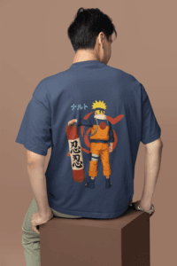 Naruto Legacy of the Leaf oversized anime streetwear tee