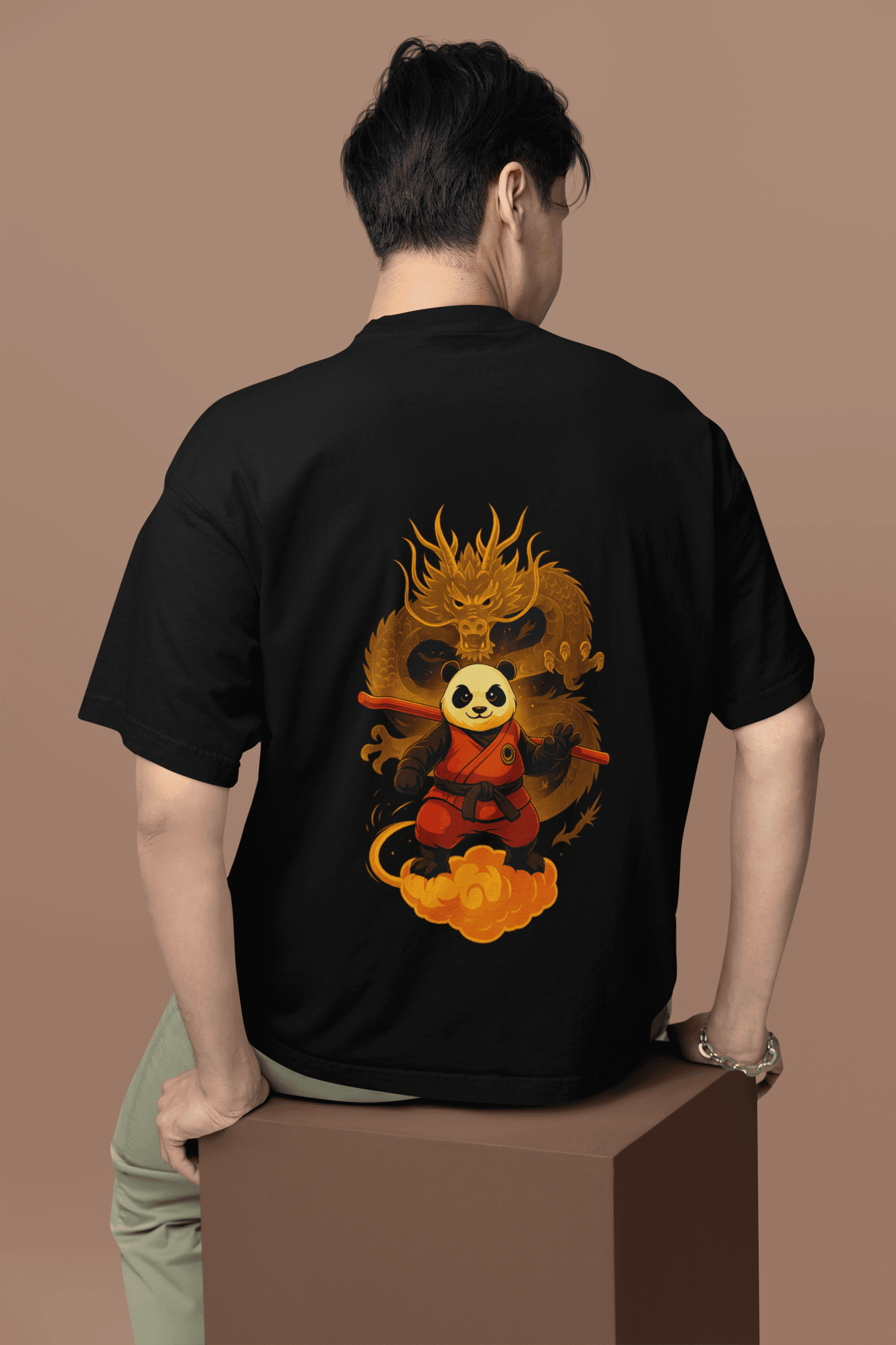 back-view-oversized-tee-mockup-of-a-man-sitting-on-a-customizable-cube-m38922-2025-07-07T025739.586 Dragon Warrior Panda oversized anime streetwear tee