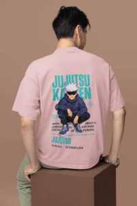 Gojo Satoru oversized anime streetwear tee