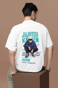 Gojo Satoru oversized anime streetwear tee