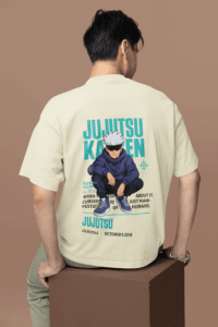 Gojo Satoru oversized anime streetwear tee