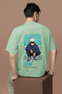 Gojo Satoru oversized anime streetwear tee