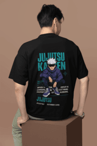 Gojo Satoru oversized anime streetwear tee