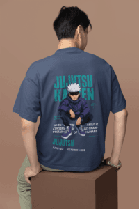 Gojo Satoru oversized anime streetwear tee