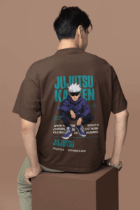 Gojo Satoru oversized anime streetwear tee