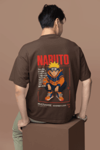 Believe in Yourself Naruto Multiverse oversized anime streetwear tee