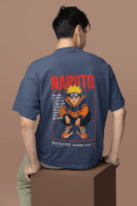 Believe in Yourself Naruto Multiverse oversized anime streetwear tee