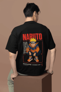Believe in Yourself Naruto Multiverse oversized anime streetwear tee