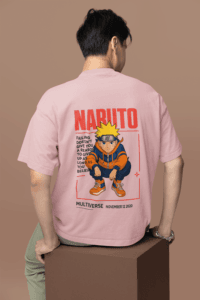 Believe in Yourself Naruto Multiverse oversized anime streetwear tee