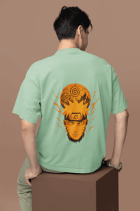Naruto Kurama oversized anime streetwear tee